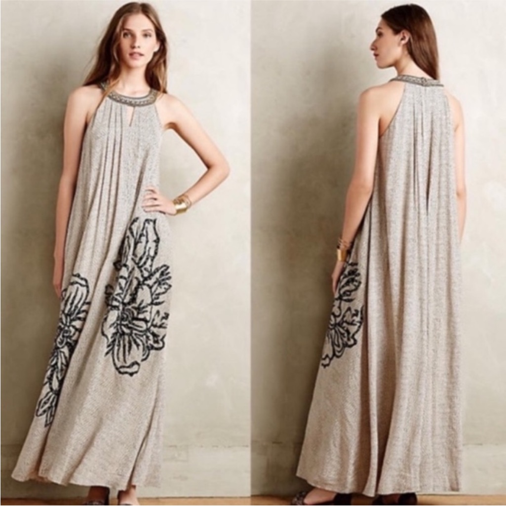Anthropologie - Ranna Gill Grandiflora Maxi Dress
